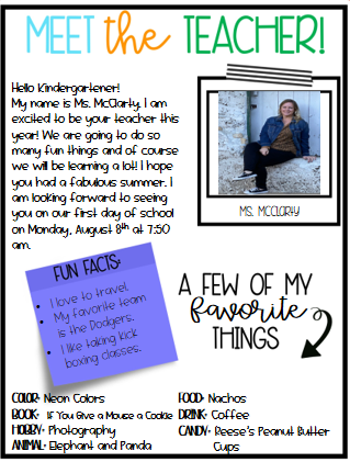 Meet the Teacher